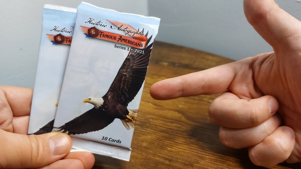 Historic Autographs: Famous Americans trading card pack opening (again)