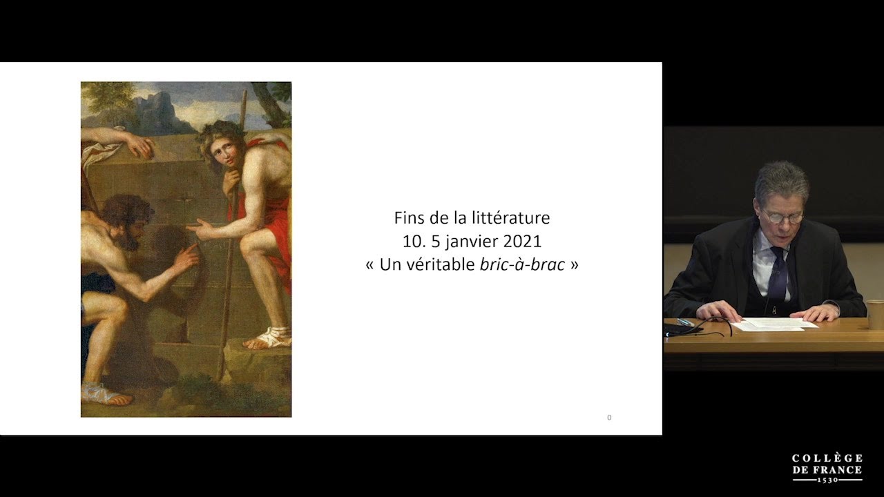 Fins de la littérature (suite et fin) (2) - Antoine Compagnon (2020-2021)