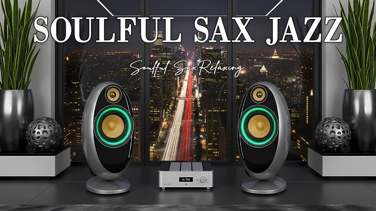 Velvet After Dark 🎧🌌 Soulful Sax Jazz for Stress Relief & Mental Reset