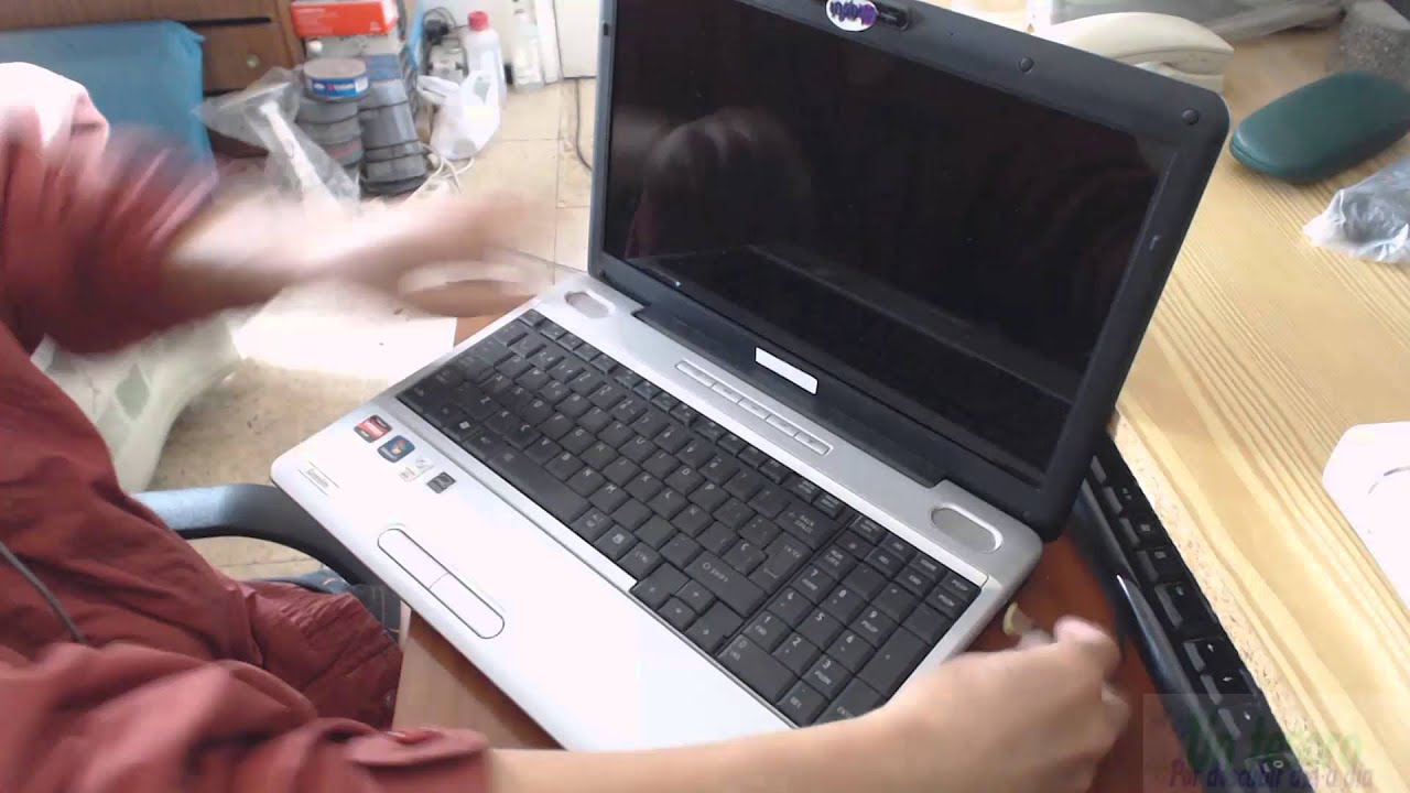 No hay señal de video laptop o Portátil Interruptor encendido