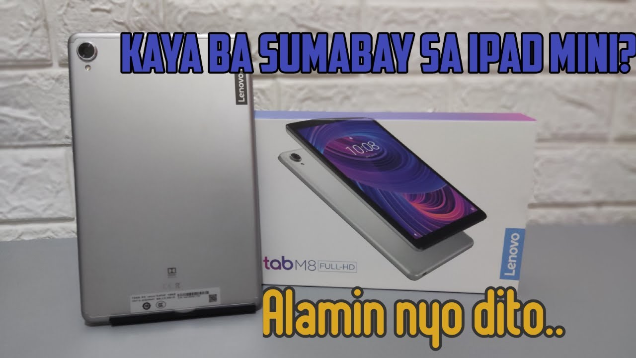 LENOVO TAB M8 FHD 2ND GEN UNBOXING AT REVIEW Tagalog 1080p