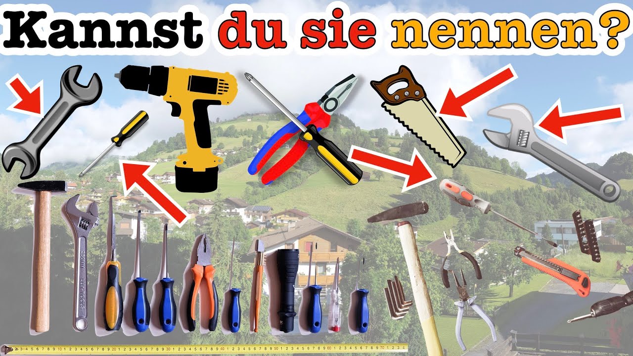 Essential German Tool Vocabulary - B1 German Vocabulary