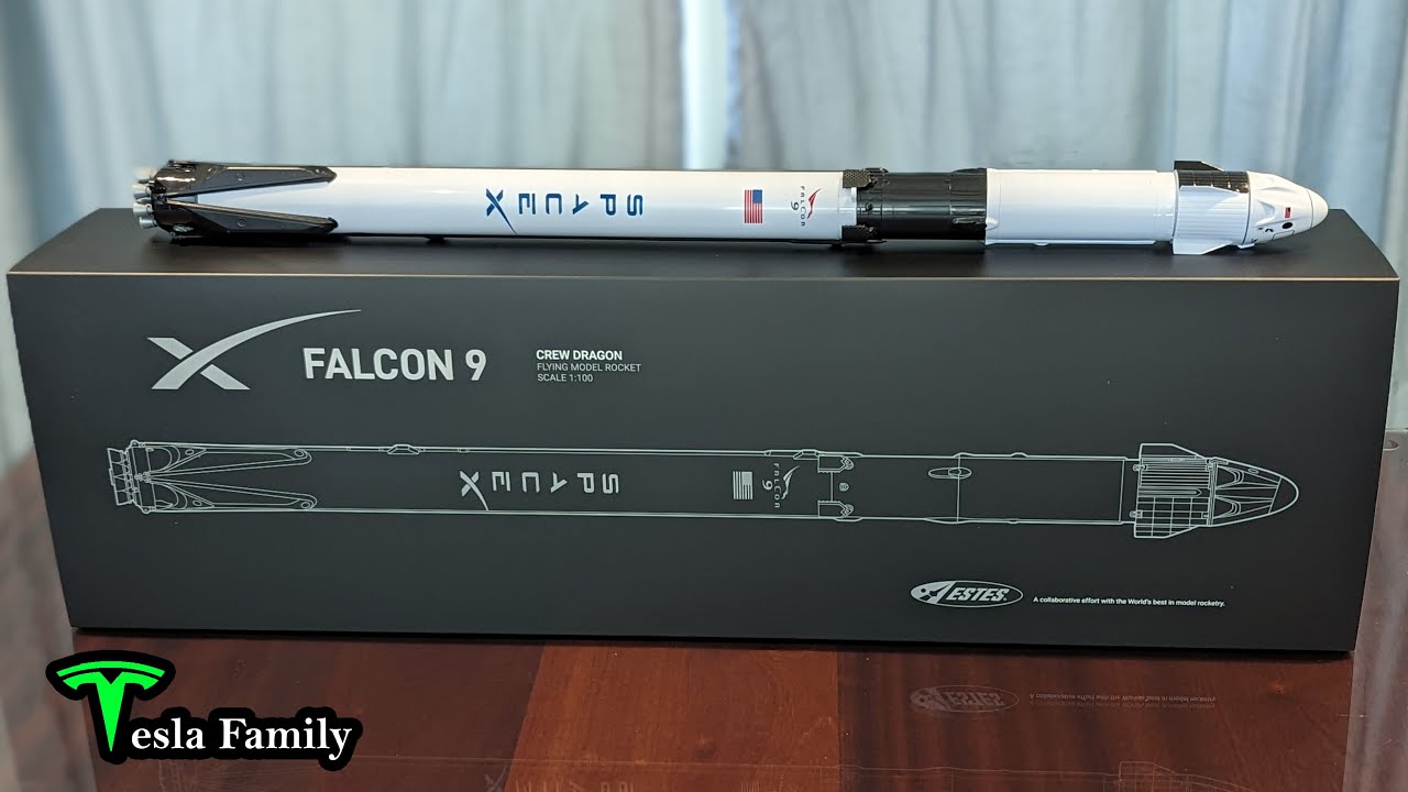 Распаковка новой модели ракеты SpaceX Falcon 9 от Estes