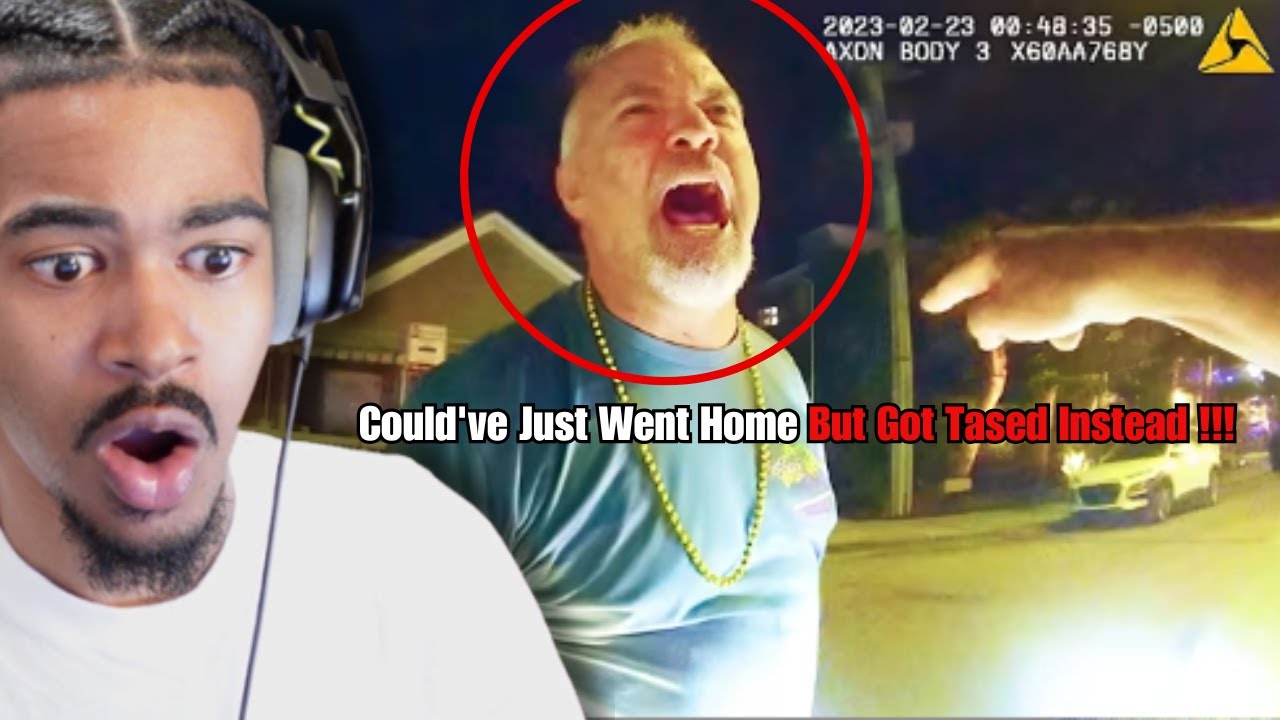 Could've Just Went Home But Got Tased Instead !!!
