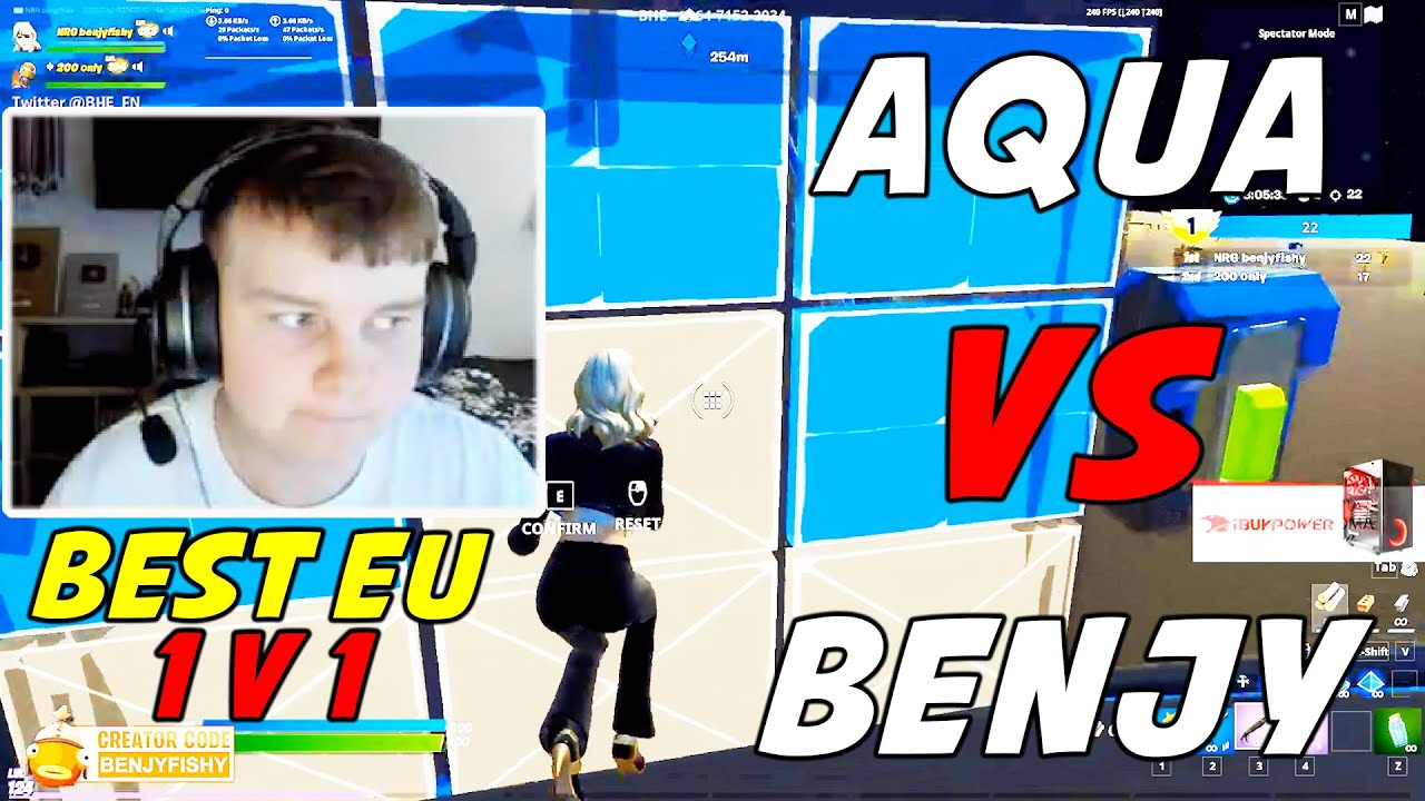NRG Benjyfishy VS COOLER Aqua - BEST EU Players 1V1