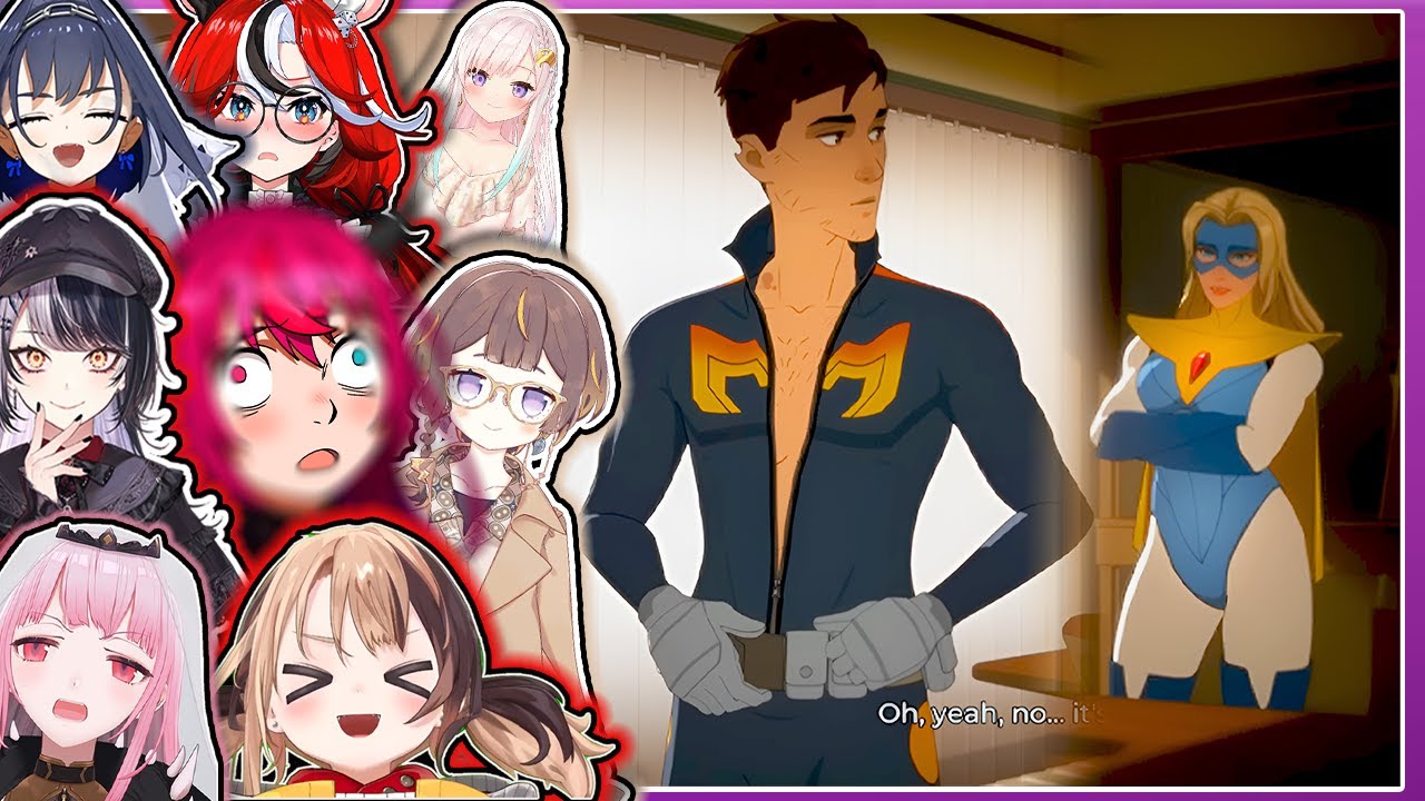 Hololive Girls Reaction to Shirtless Robert Scene and Invisigal's First Meet in Dispatch【Hololive 】