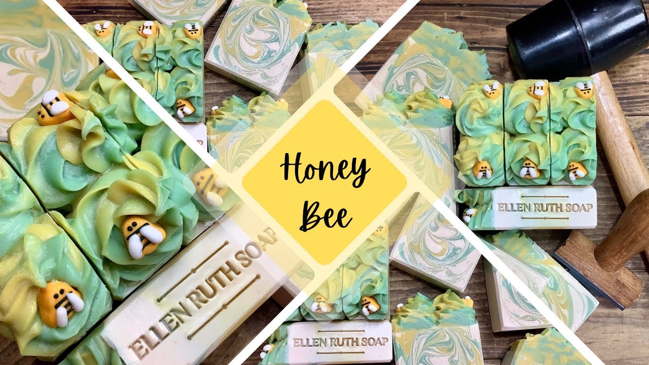 Рецепт — как сделать 🐝 мыло холодным способом с настоящим мёдом 🍯 | Мыло Эллен Рут