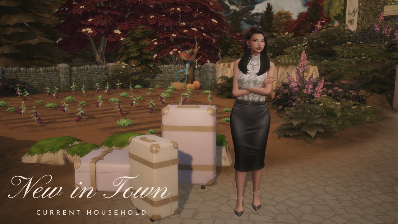 A New Sim in Town 🌿 (Sims 4 Current Household)