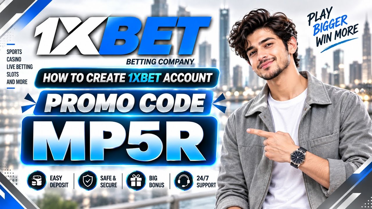 1XBET PROMO CODE / FREE BOOST 1XBET FOR REGISTRATION / PROMO CODE NEW - MP5R / 1XBET 2026