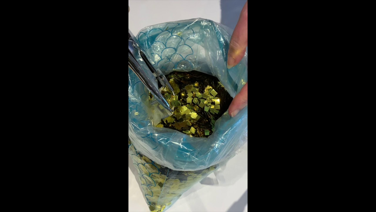 How to make a Confetti-Filled 5