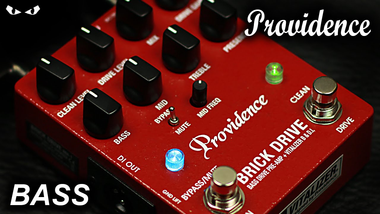 Providence BDI-1 Brick Drive Overdrive - BASS Demo