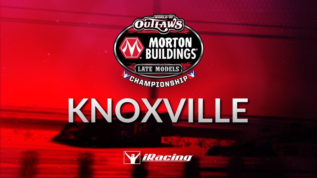 iRacing World of Outlaws Morton Buildings Late Model World Championship | Round 8 at Knoxville