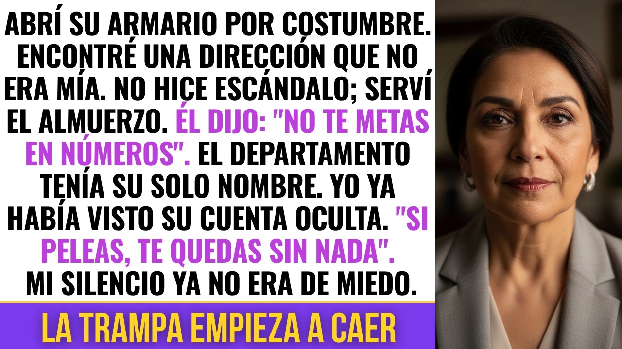 Callé 38 años, hasta que abrí su caja y descubrí cómo había blindado todo a mi espalda sin avisar…