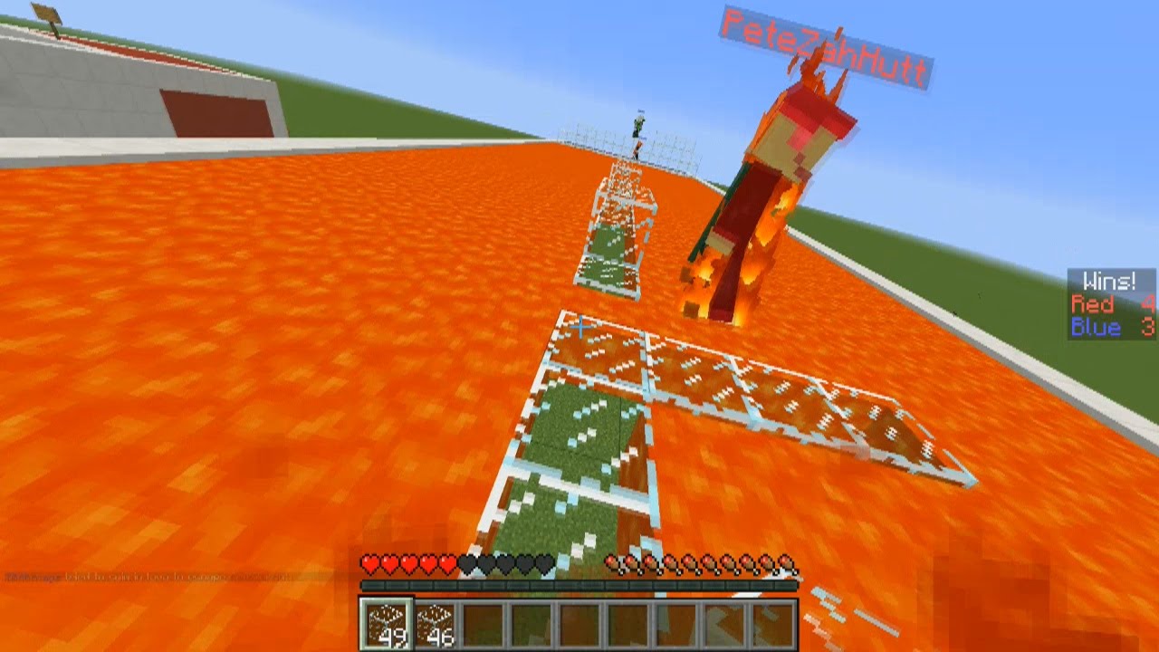 Minecraft 2v2 LAVA RACE #3 with Vikkstar, Nadeshot, Preston & Pete (Minecraft Parkour PVP Race)
