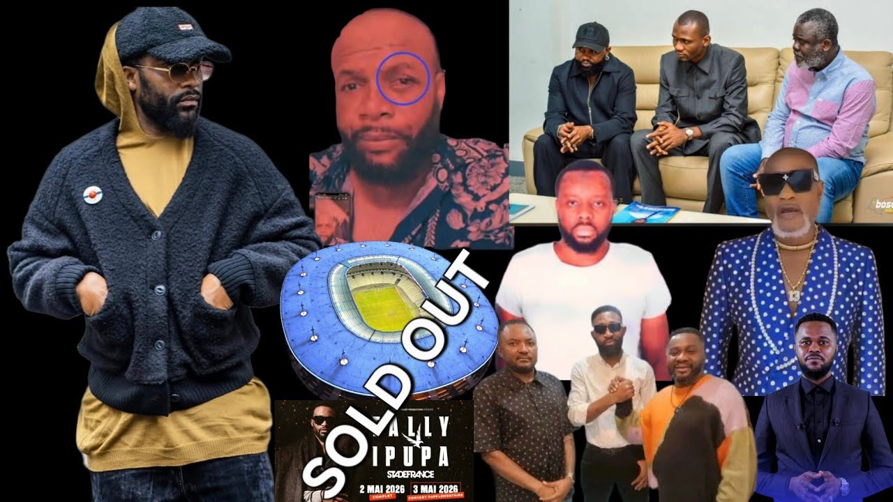 FALLY IPUPA SDF 78K BILLETS VENDUS, FERRÉ YUMA CHARLY PRINCE BRAVO, NOLY, JAZZ, SEY BIZENGI, KOFFI