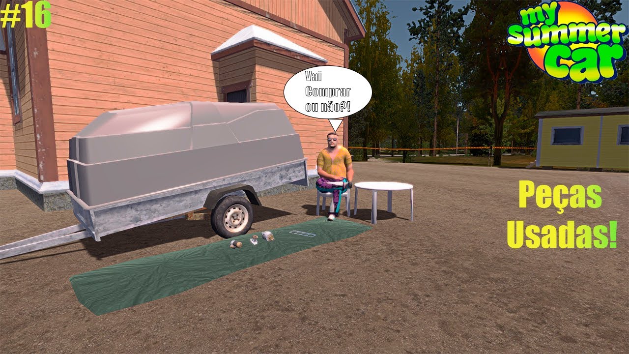 isso Vai Dar Ruim! Comprei Peças Usadas pro Satsuma! - My Summer Car