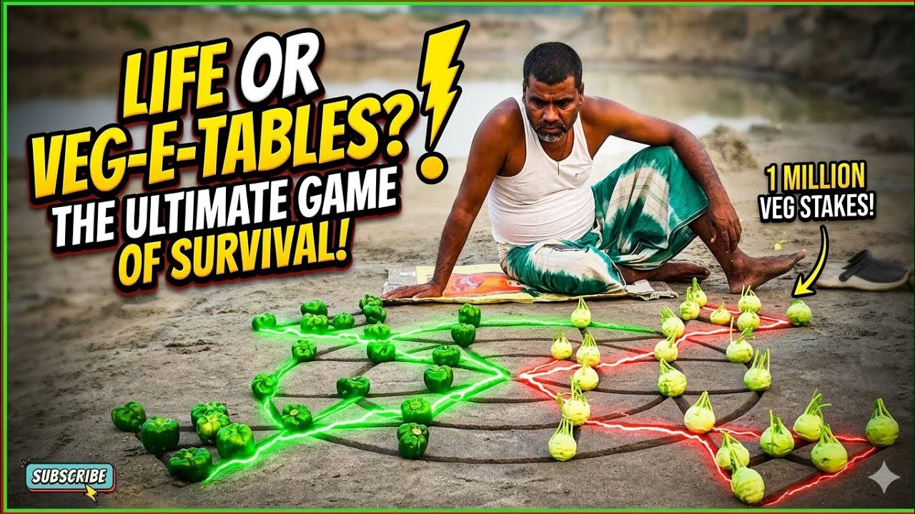 Life or Vegetables? The Most Dangerous Village Strategy Game! 😱