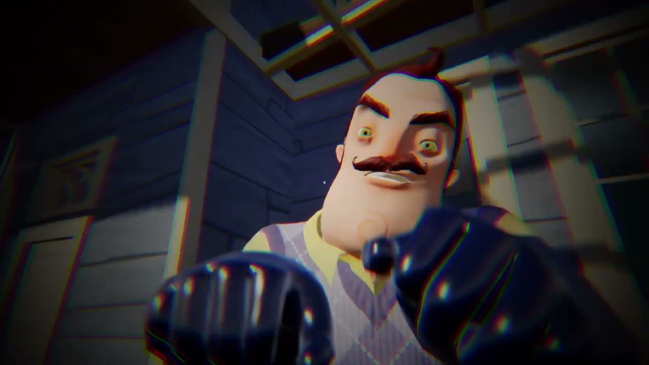 Playing Hello Neighbor for the FIRST TIME! (SO SCARY!) 😱🏠