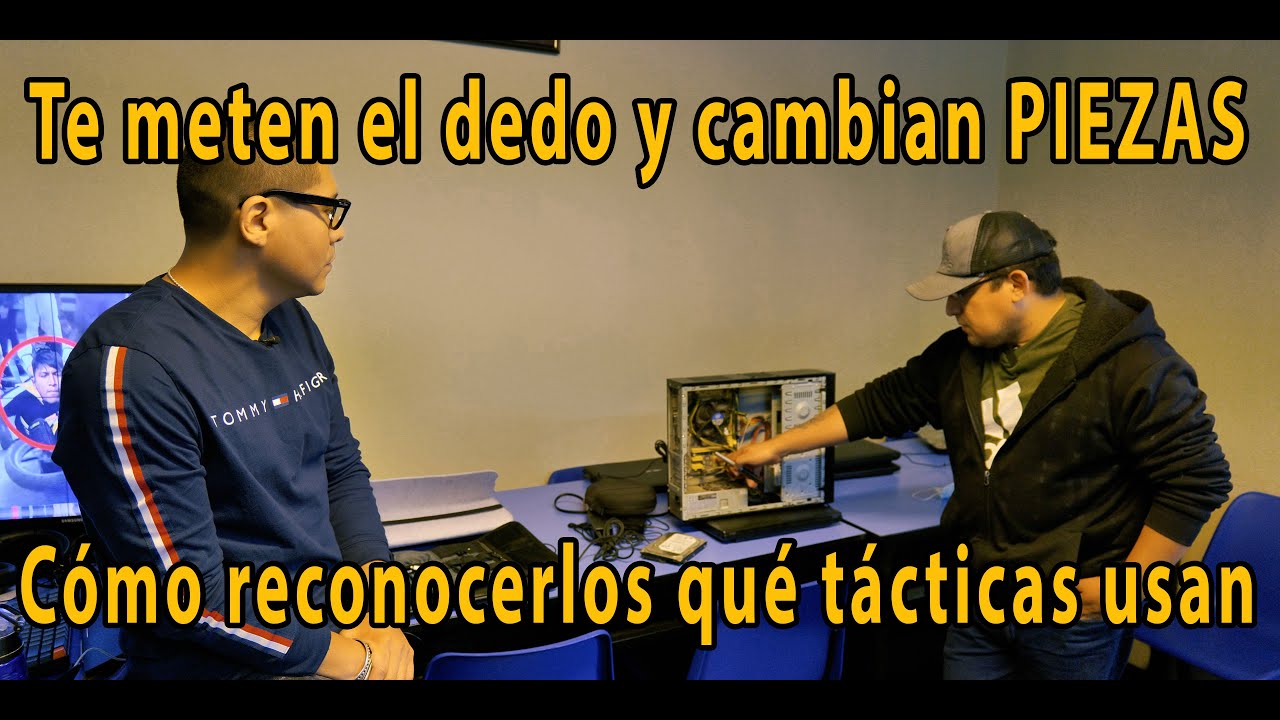Técnico LADRÓN mantenimiento PC y Laptop