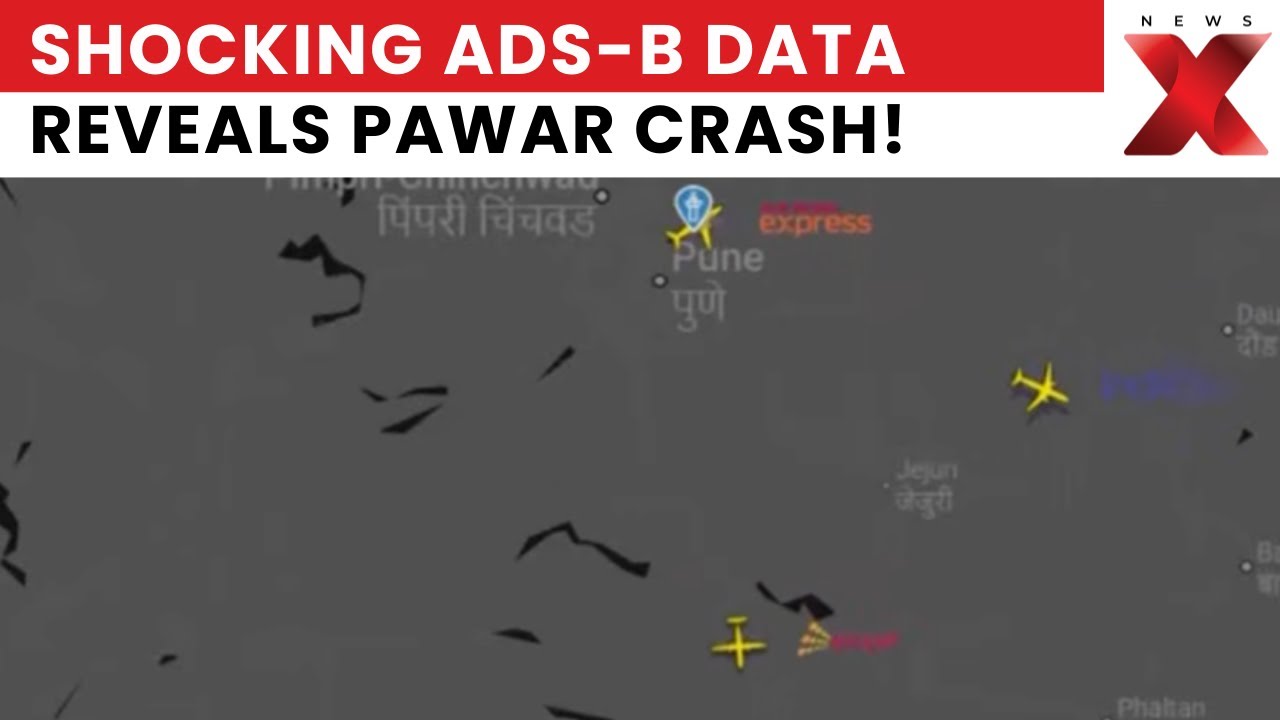 Shocking ADS-B Flight Data Reveals Final Profile Of Ajit Pawar Learjet 45 Crash | NewsX