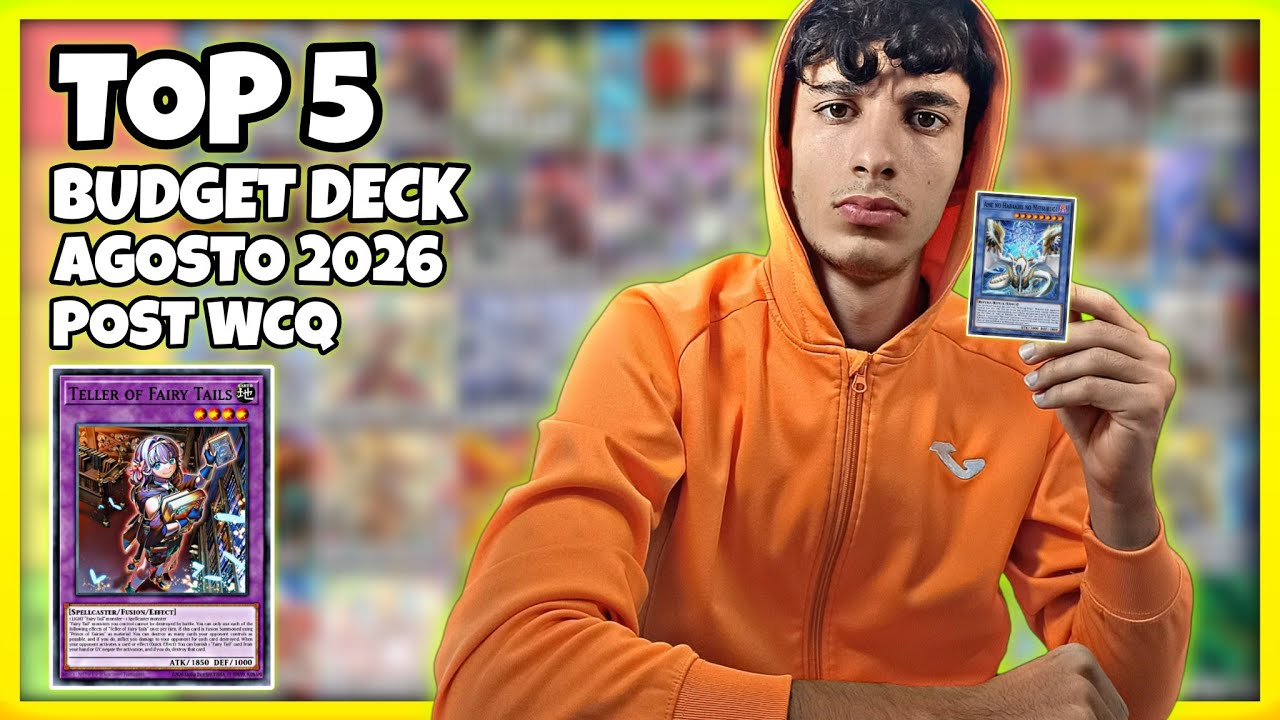 TOP 5 BUDGET DECK AGOSTO 2026!! SI PU&Ograve; COMPETERE SENZA SPENDERE TROPPO? [Yu-Gi-Oh! ITA]