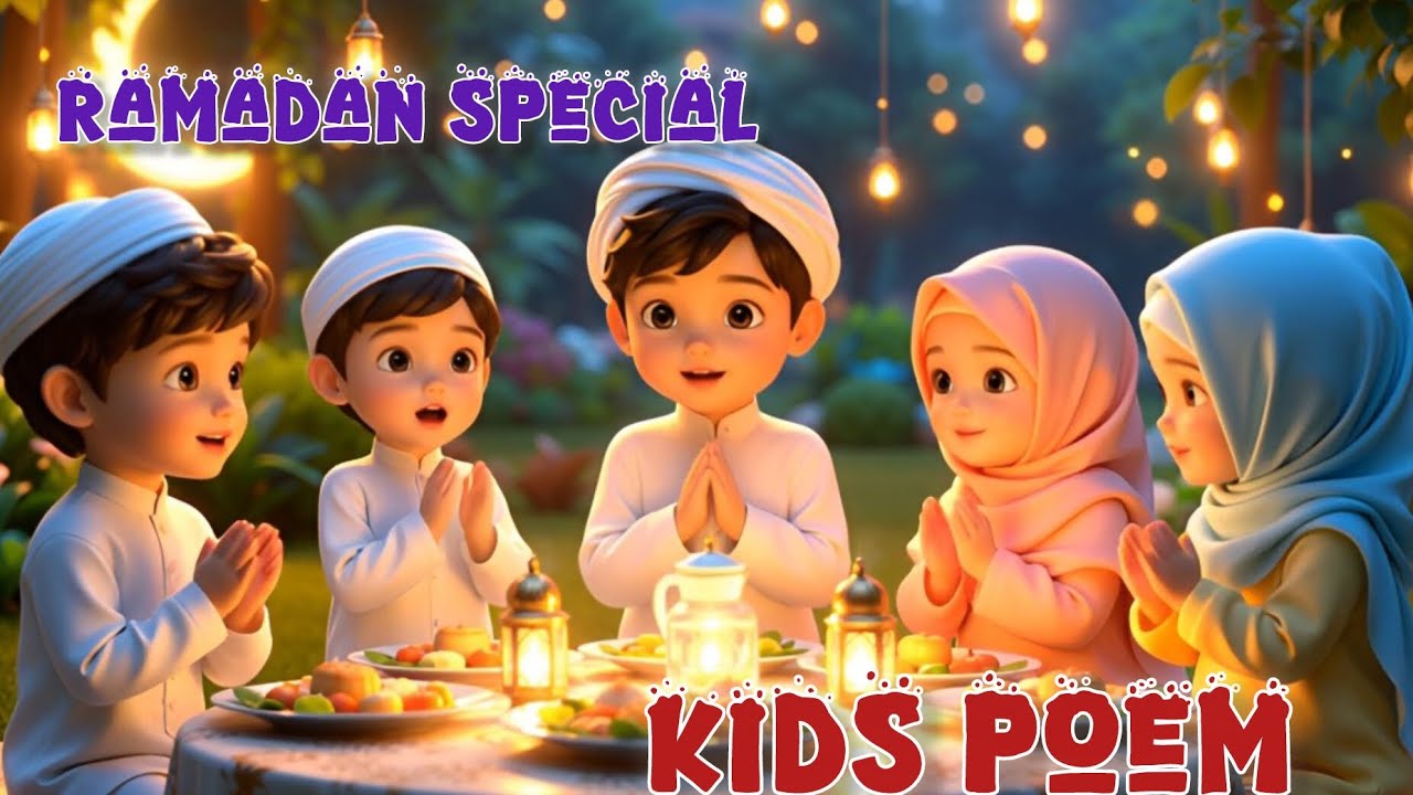 Maah-e-Ramadan | Beautiful Kids Ramadan Poem | Rehmaton Bhara Mahina