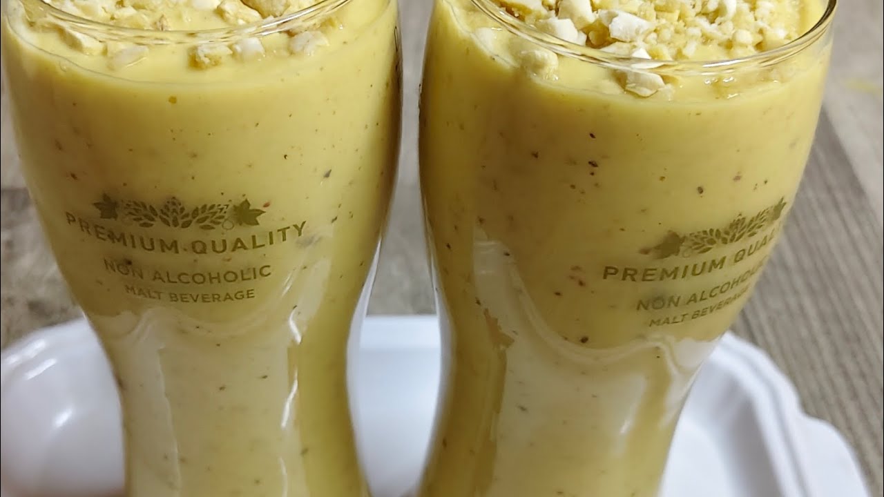 ബദാം മാങ്ങ ഫ്രൂട്ട് ഷേക്ക്😋Badam Mango Fruit Shake 😋💖