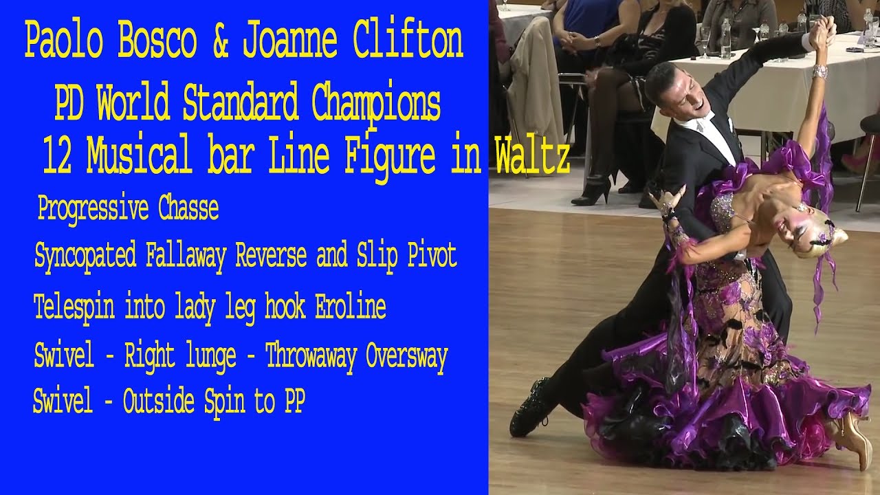 Slow Waltz Line Figure -Throwaway Oversway - Paolo Basco Joanne Clifton