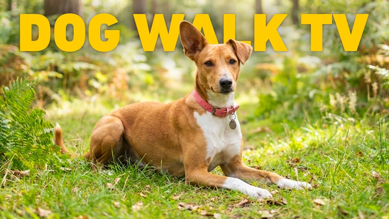 Для Собак Видео 🐾 Летняя прогулка с собакой по английскому лесу 🌳 Телевизор для собак 4K HDR