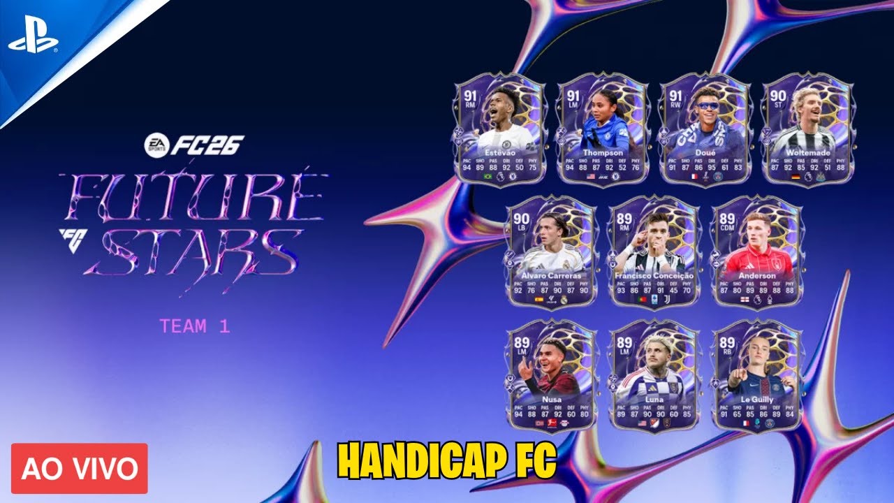 EVENTO FUTURE STARS - EA FC 26 🎮 PS5 SLIM