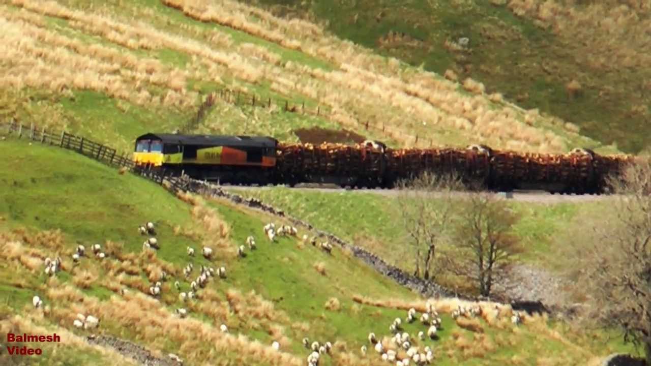 Trains in the Hills - Freight over Ais Gill.