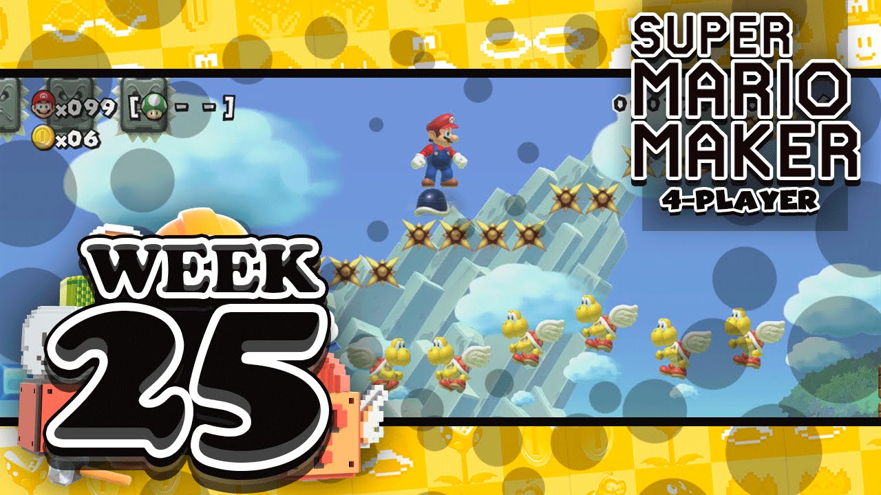 Понедельники Mario Maker: Неделя 25 (Обычная гонка)
