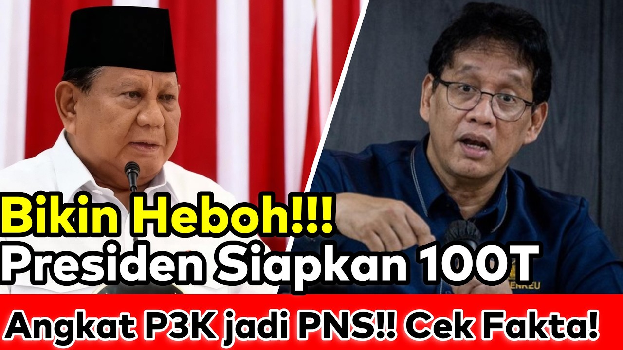 Heboh! Presiden Siapkan Rp 100 T angkat P3K jadi PNS