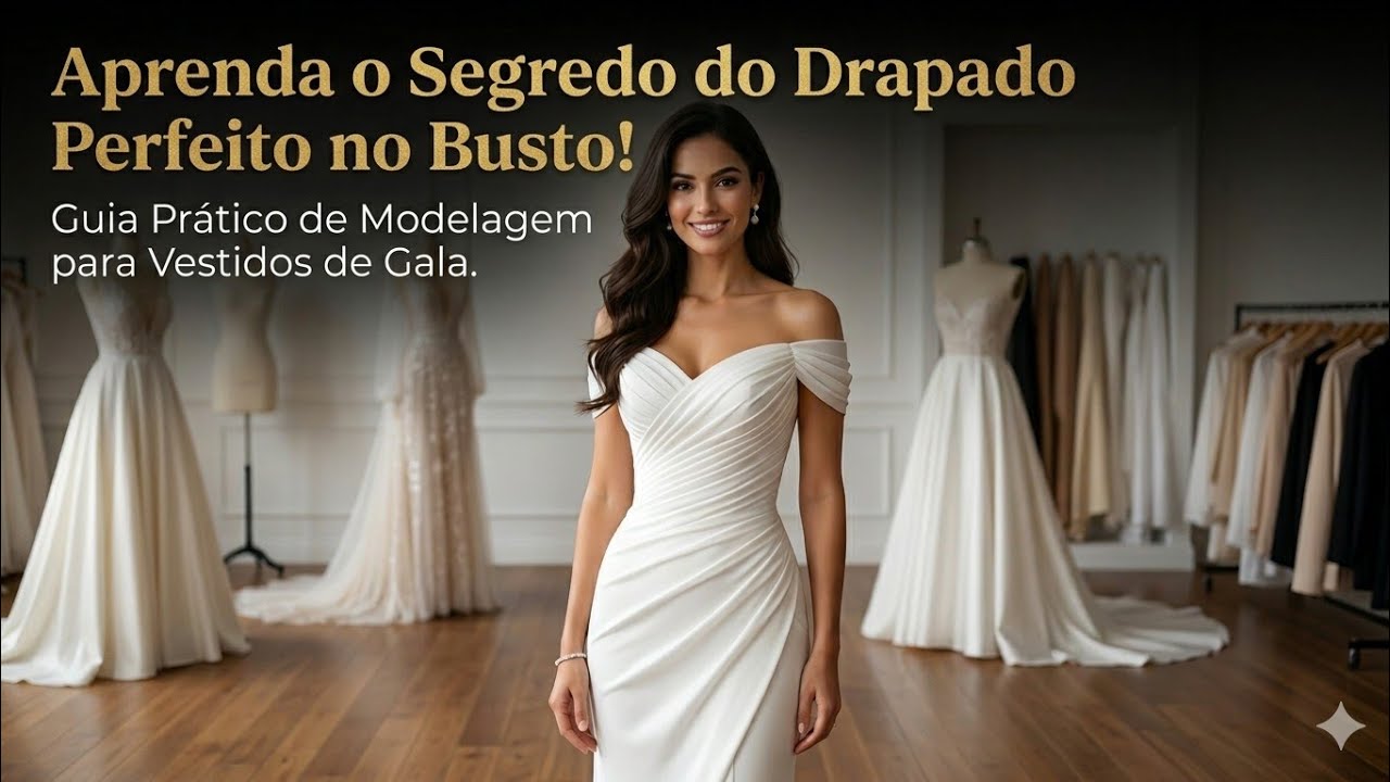 ✅️ DIY Como fazer Drapeado no Busto_Costura fácil passo a passo para iniciantes Gisleide Novelo