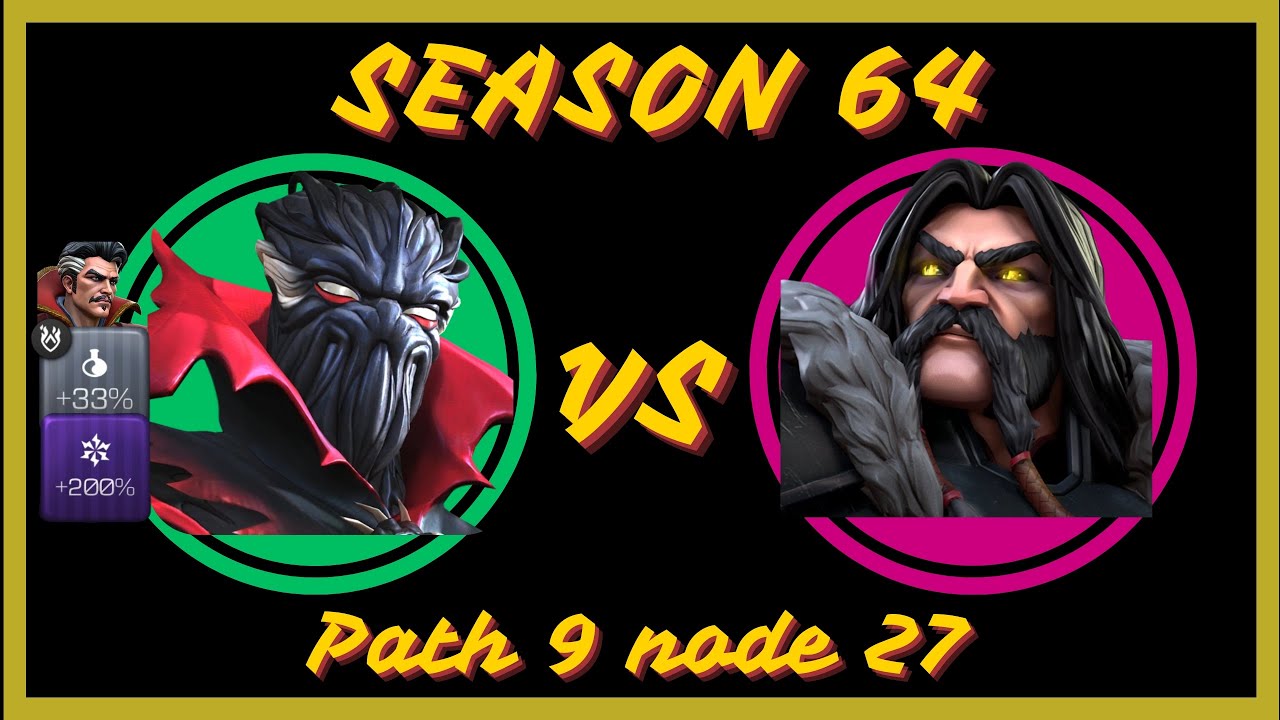 MCOC AW • Symbiote Supreme vs The Serpent • Path 9 node 27