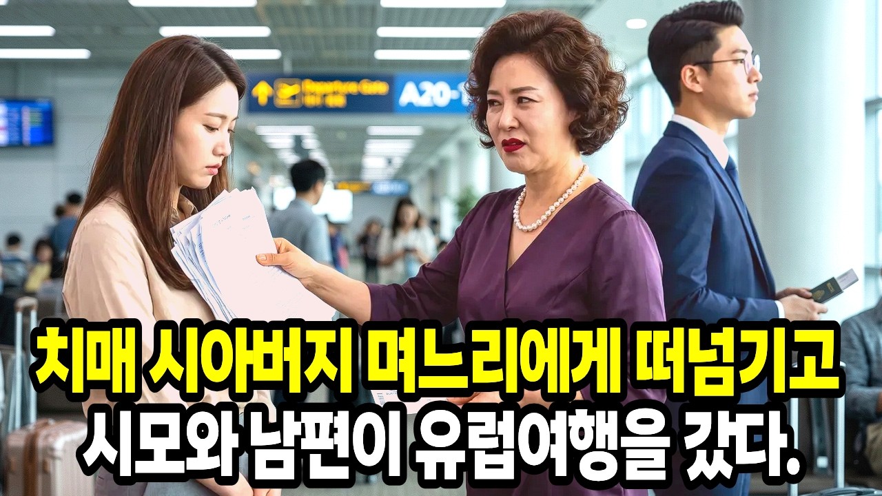 유럽여행 간 시어머니와 남편, 치매 걸린 시아버지 돌보라더니&hellip; 그날 밤 시아버지는 며느리에게 전 재산을 넘겼다