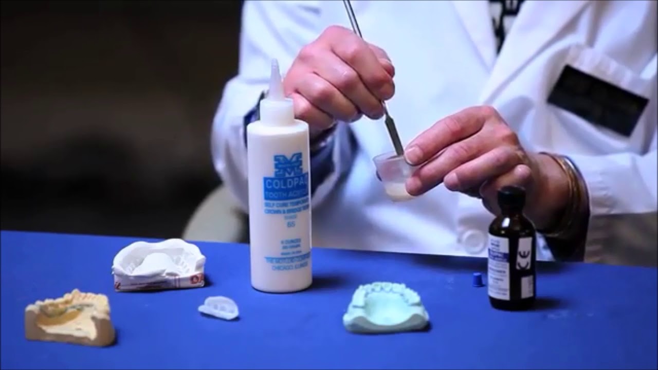 Coldpac Tooth Acrylic Product Demonstration