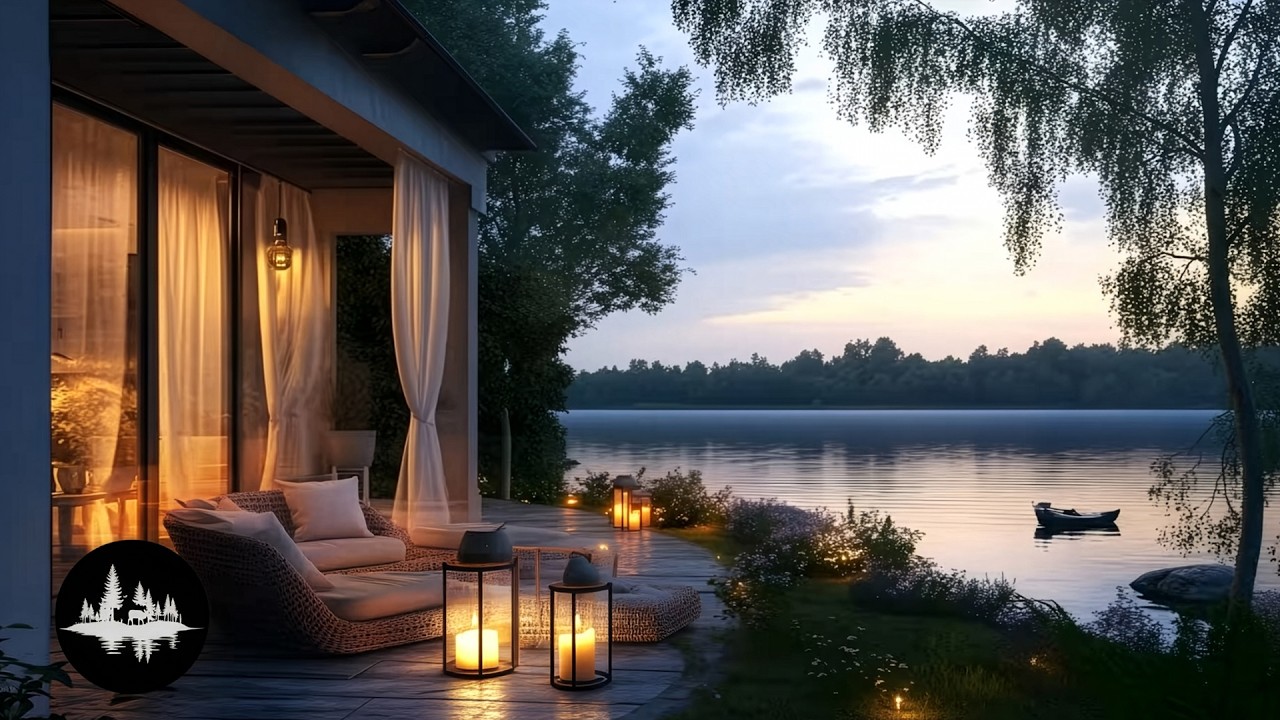 Waking Up to Peace 🌅 Calm Lake Sunrise with Morning Bird Songs for Positive Energy