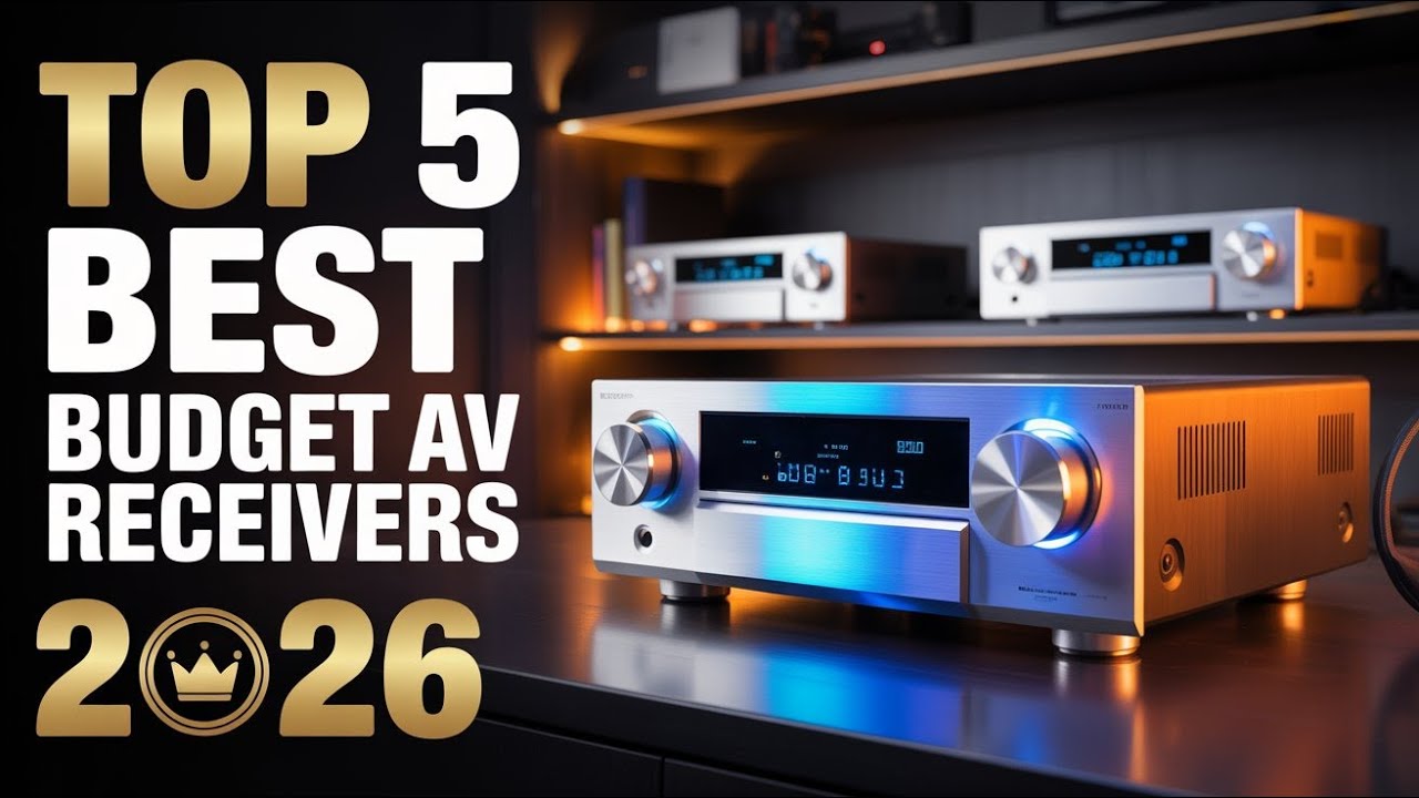 Top 5 Best Budget AV Receivers for 2026 | Big Home Theater Sound on a Low Price!