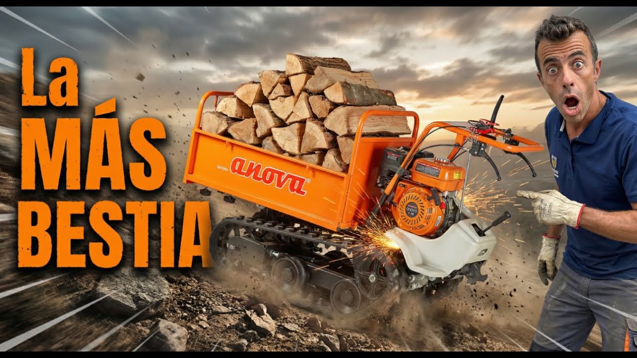 Sube por escaleras, carga 320 kg y no se cansa: así es la ANOVA 7320 🚜