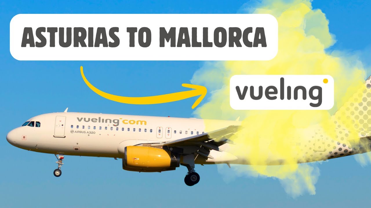 TRIP REPORT | VUELING Airbus A320 (ECONOMY) | Asturias - Mallorca (4K)