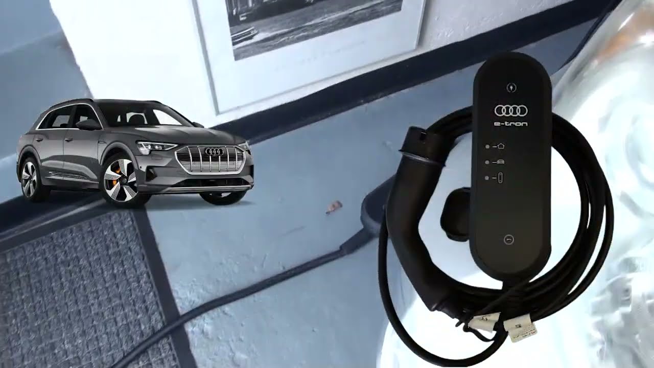 Зарядка Audi e-tron OEM при 120 вольтах против 240 вольт