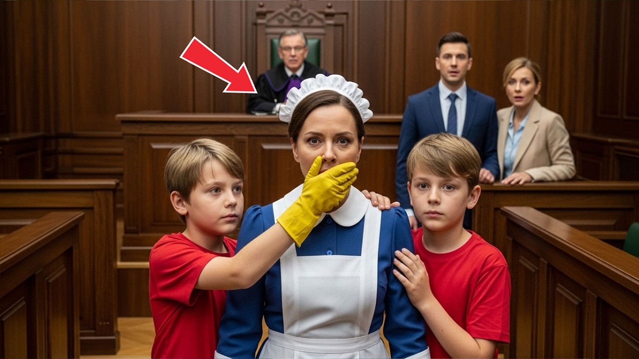 NIANIA OSKARŻONA PRZEZ MILIONERA POSZŁA NA PROCES BEZ ADWOKATA—AŻ JEGO WŁASNE DZIECI GO ZDEMASKOWAŁY