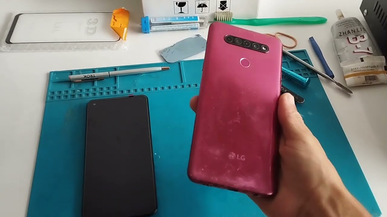 Troca da tela do LG K51s | Uil Cell