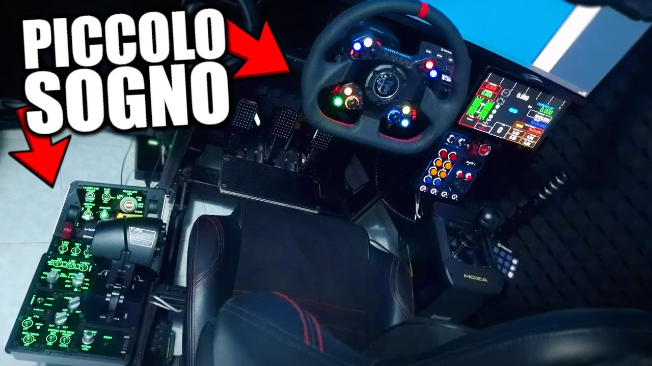 La MIA POSTAZIONE DEFINITIVA per TUTTI i SIMULATORI