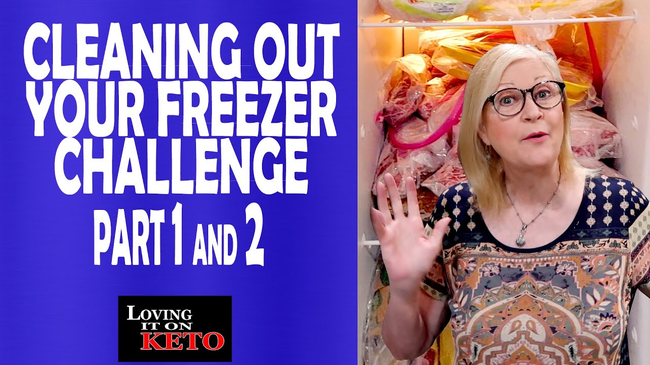 PART 1 and 2 OF THE CLEANING OUT YOUR FREEZER CHALLENGE  / 