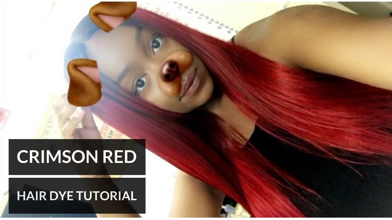 CRIMSON RED HAIR DYE TUTORIAL! | Ali Julia Brazilian Body Wave x Adore Crimson #68 Hair Color