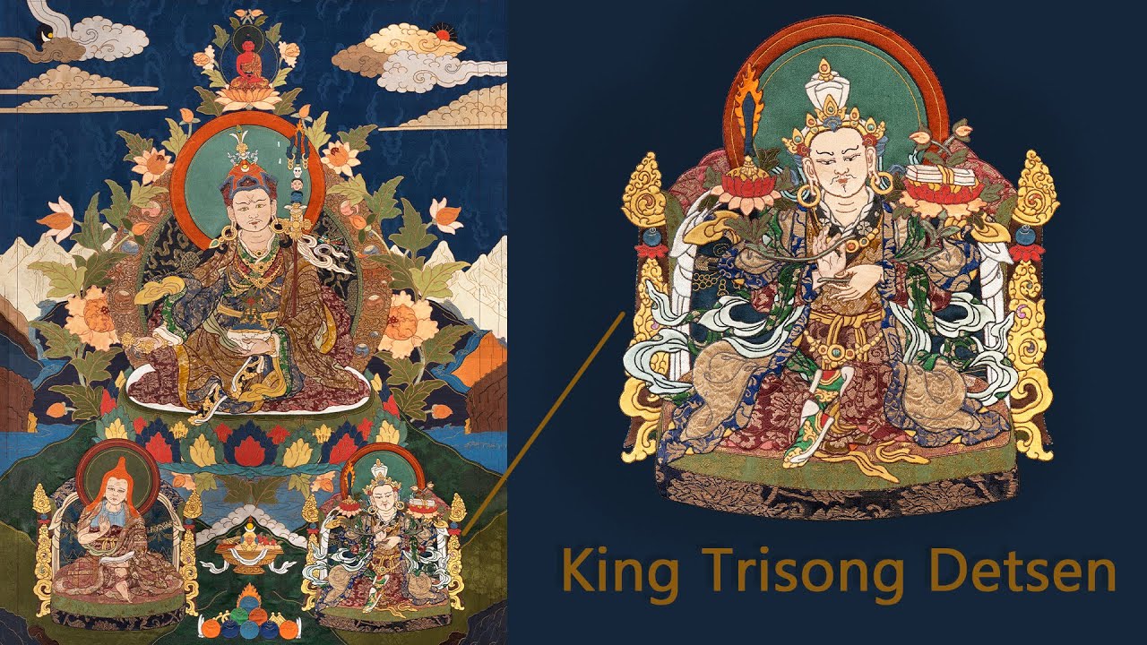 King Trisong Detsen, one of the Chief Disciples of Guru Padmasambhava.