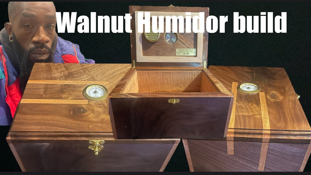 How I build my handmade Walnut Humidor Cigar box