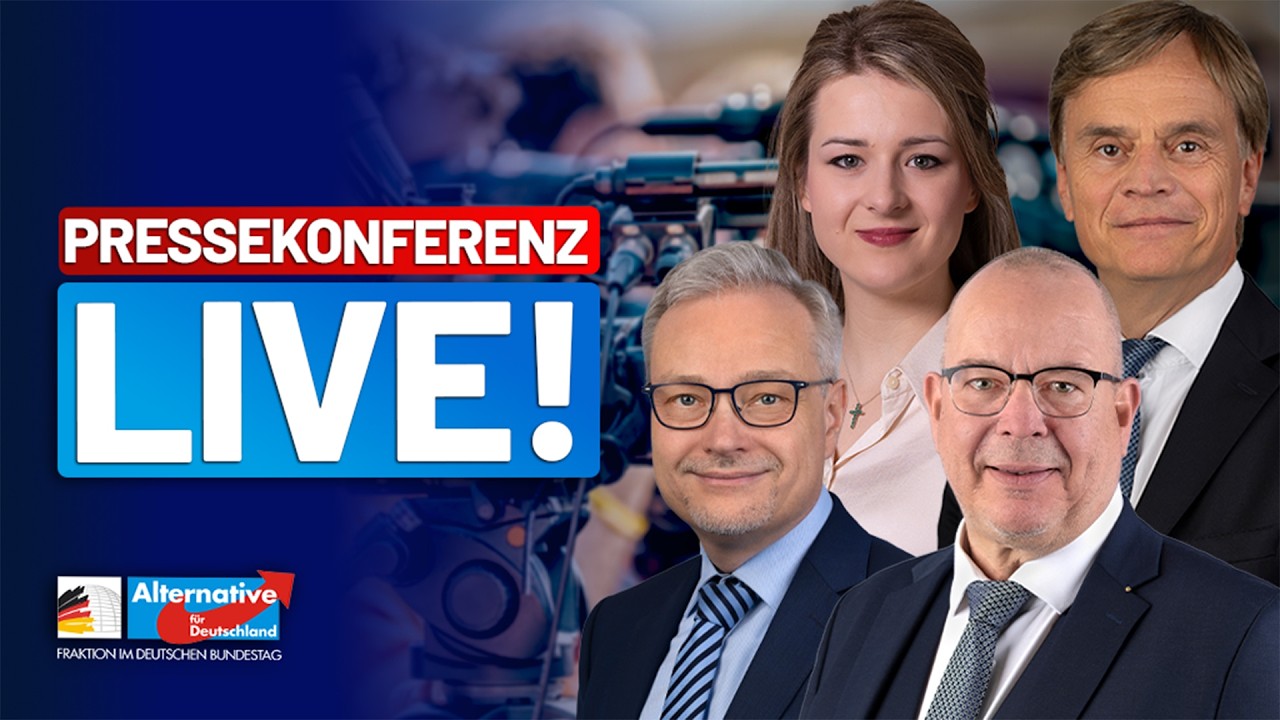 LIVE: Pressekonferenz der AfD-Fraktion - Diese Woche im Bundestag